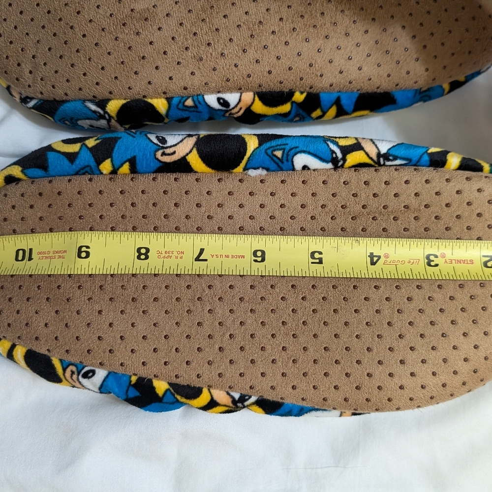 Mens Slippers, Sonic The Hedgehog Size L - Picture 4 of 5